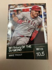2020 Topps Series 2 Mike Trout WARriors Of The Diamond Card#WOD-19 SP#45/50