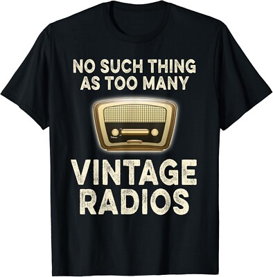 Antique Radio Shirt Vintage Radio Collector Gift Unisex T-Shirt