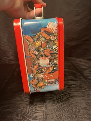 Gremlins Blechdose Metall Brotdose mit Thermoskanne Deckel 1984 Aladdin Gizmo Mogwai getragen - Bild 7 von 20