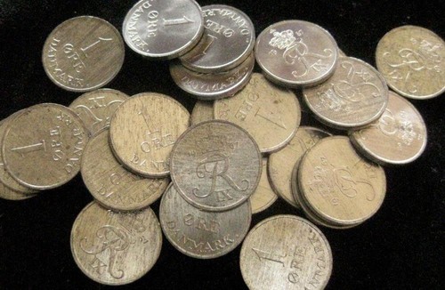 Denmark Ore 1967 BU lot of 25 BU coins - Picture 2 of 5