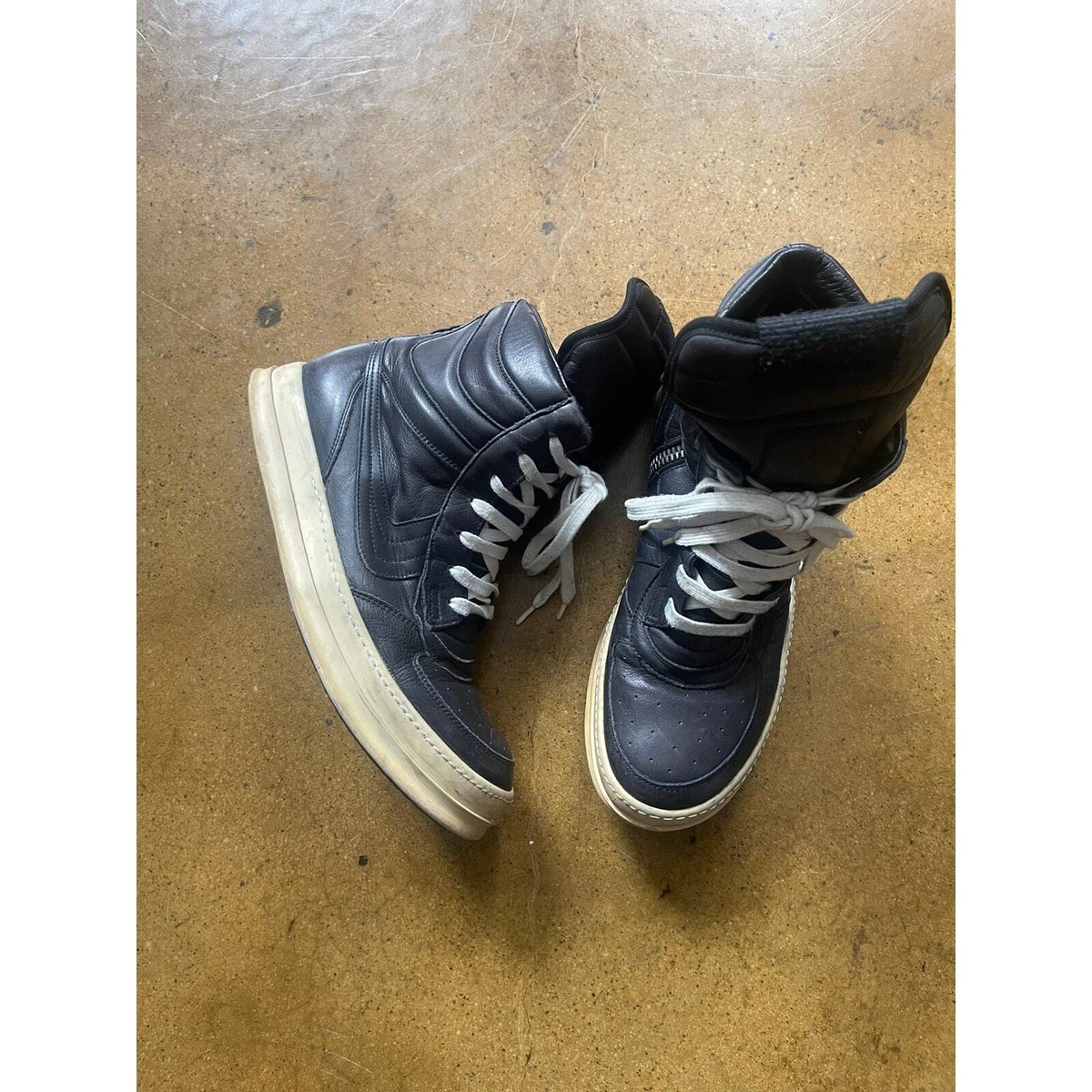 Authentic OG 2009 Rick Owens Dunks Black 44 (11) | eBay Authentic OG 2009 Rick Owens Dunks Black 44 (11) | eBay