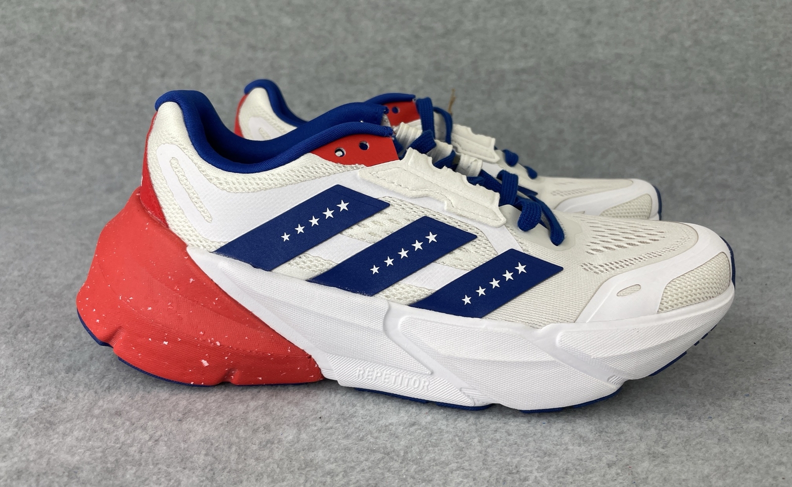 Adidas Adistar Peachtree Running Shoes Womens Size 6 Red White Blue