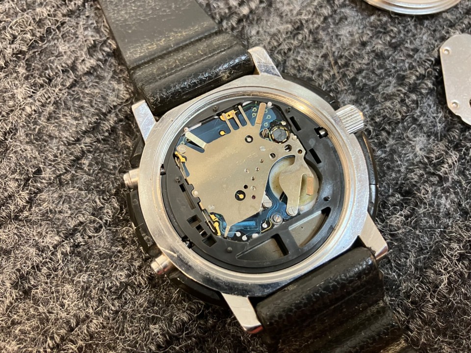 Vintage Seiko H6015480 Rare "Upside Down Arnie" Vintage Analog Digital