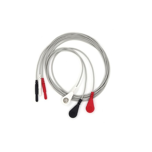 New ECG Holter Cable 3lead EKG Snap wire for CONTEC Monitor，Sale eBay