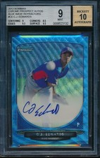 2013 Bowman Chrome Blue Wave Refractor Autographs Guide 52