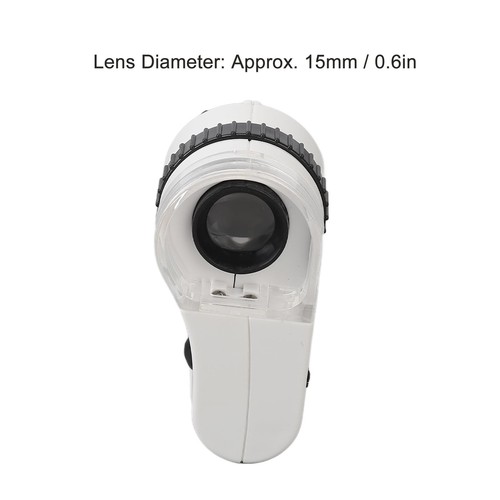 Lupa tipo clip con iluminación LED UV zoom 50X microscopios universales joya CHW - Imagen 5 de 24