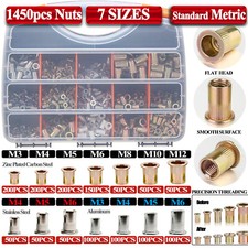 1450PCS Rivet Nut Kit to Rivnut Tool Nut Setter Gun Thread Setting Nutsert Tool