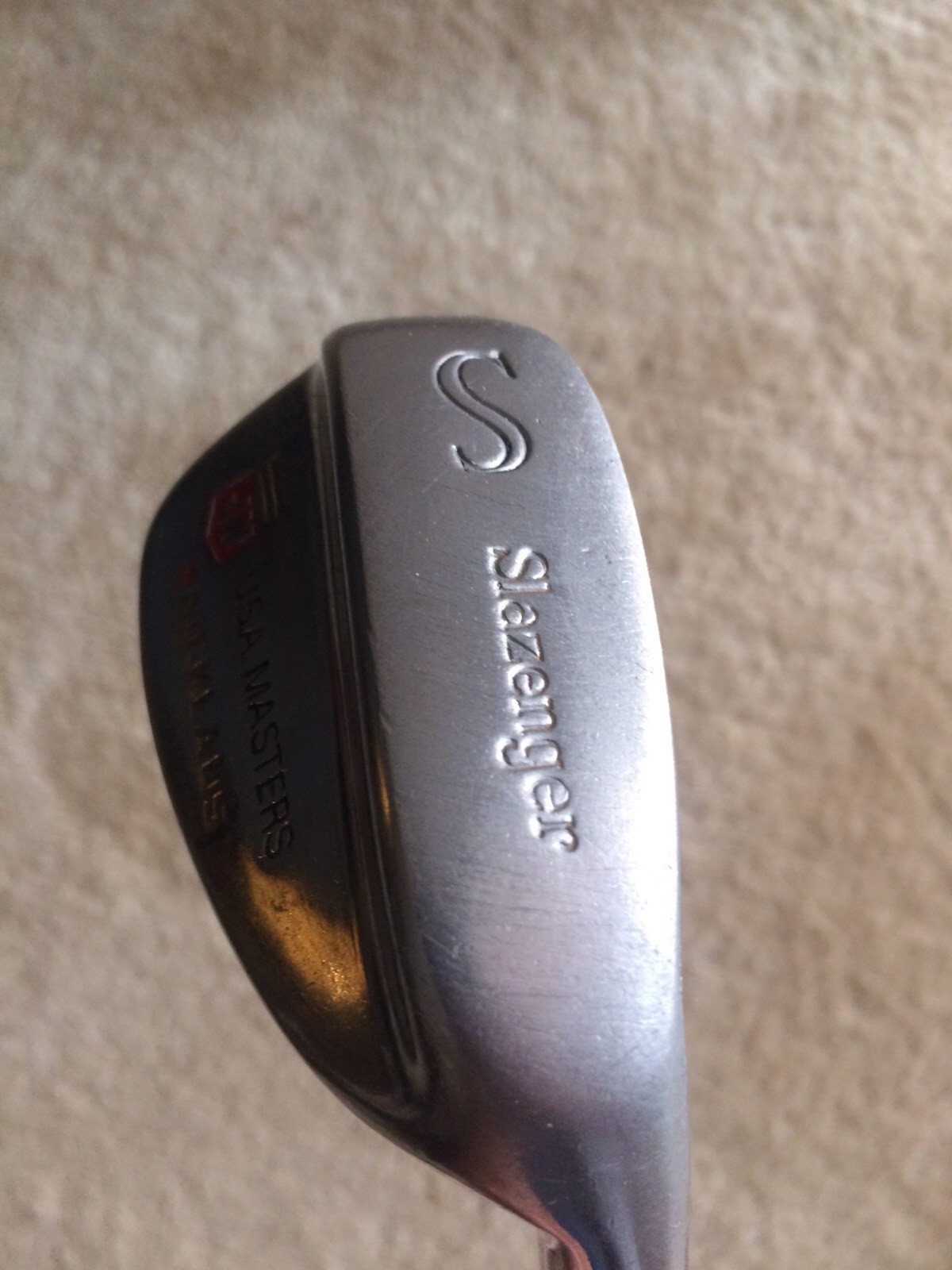Rare Slazenger JN USA Masters Sand Wedge Regular Flex Steel Shaft eBay