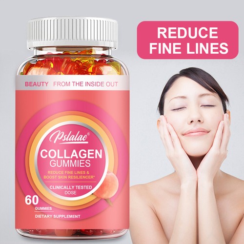 Collagen Gummies 2500mg - for Hair, Skin & Nails, Anti-aging, Reduce Fine Lines - Picture 1 of 12