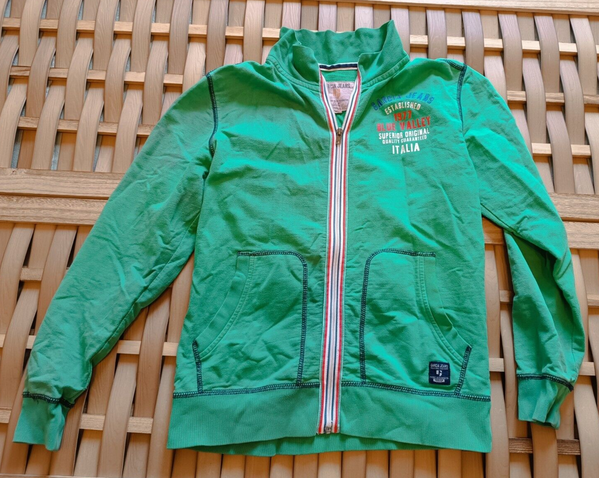 Garcia Jeans Zip Sweat Jacke 164 170 Grün