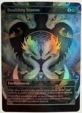 Doubling Season FOIL Proxy Card with Custom designed art