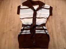 Cardigan rayé manches courtes + collant GYMBOREE taille 7/8 122 avec NEUF ST817