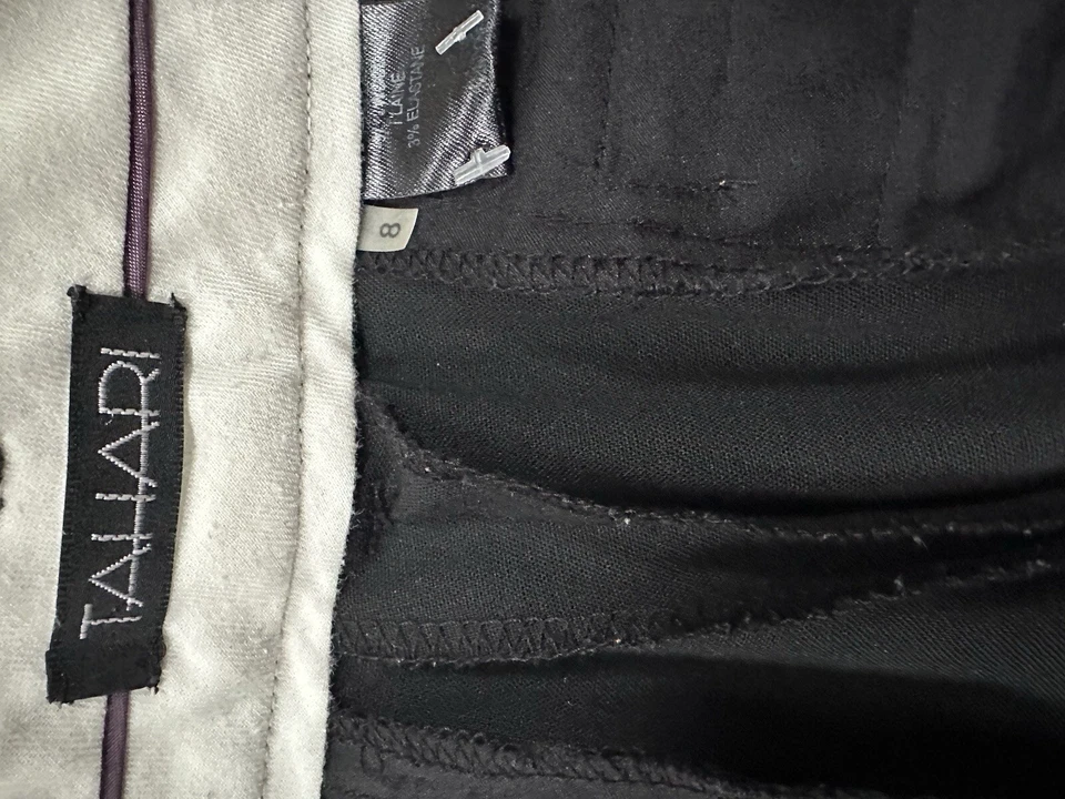 Tahari Women's Woollen Black Trousers US Size 8 UK Size 12 - Image 3 of 4