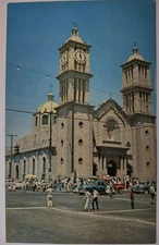 Nuestra Senora de Guadalupe Catholic Church Tijuana Mexico Chrome Postcard