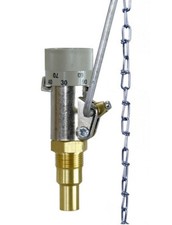 Regulus Feuerungsregler Feuerzugregler für Feststoffkessel 3/4"  30 - 90°C 120cm