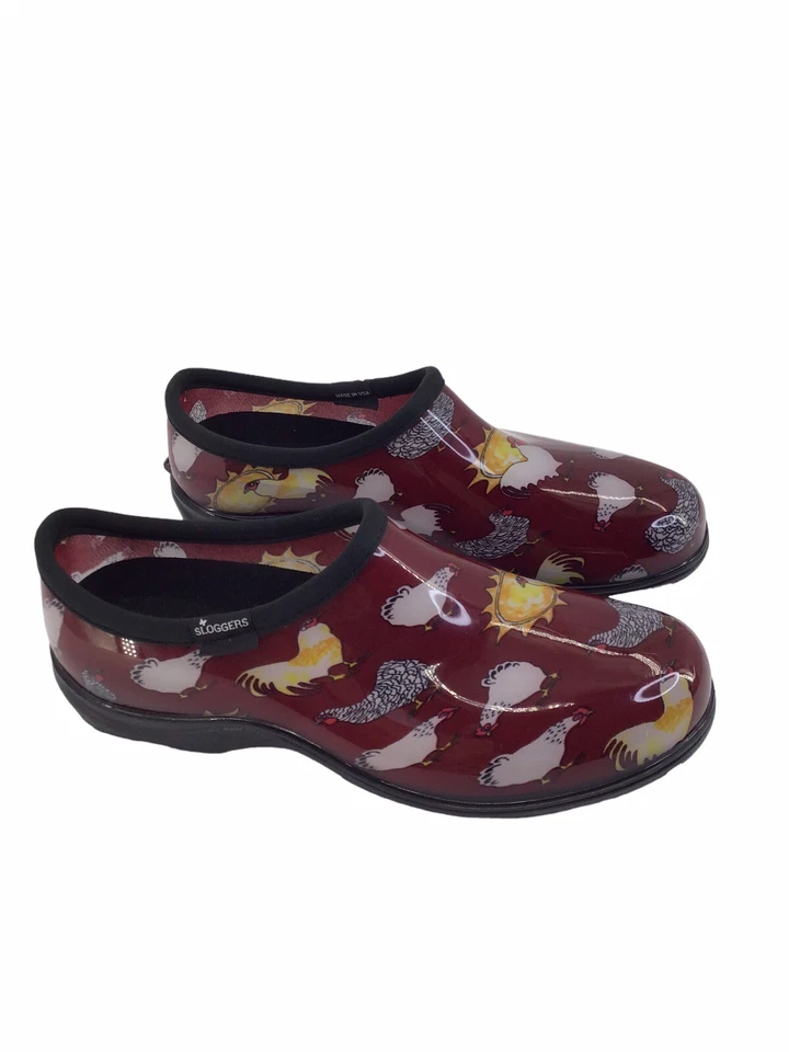 Sloggers chicken hen print waterproof garden rain shoes women size 11 - Image 2 of 4