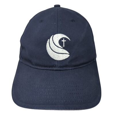 Quake City Caps Slideback Baseball Cap Blue One Size Adjustable Embroidered