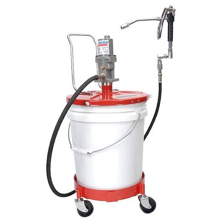 Lincoln Industrial 4459 Grease Pump,25 To 50 Lb. Containers,40:1