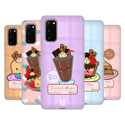 HEAD CASE DESIGNS KAWAII TORTE UND MILKSHAKE GEL HANDYHÜLLE FÜR SAMSUNG HANDYS 1