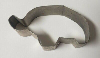 Vintage Wilton Aluminum Elephant Cookie Cutter 