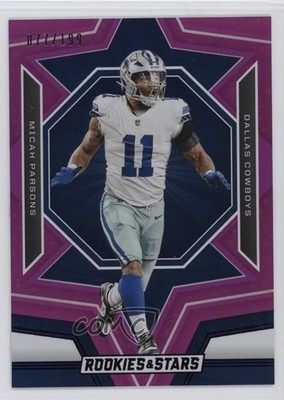2023 Panini Rookies & Stars Purple /199 Micah Parsons #28 6o3