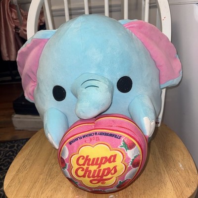 Zuru Snackle LOTTIE Elephant 14  JUMBO Plush CHUPA CHUPS Squishy Pillow