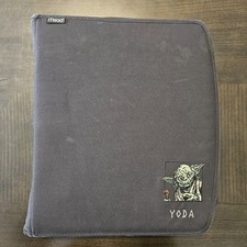 1996 Star Wars Yoda Mead Zippered 3 Ring Binder Black