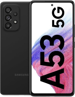 Samsung Galaxy A53 5G Smartphone 120Hz 128GB entsperrt Dual-SIM 4K Kamera Android