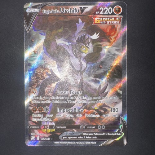 Single Strike Urshifu V (Alternate Full Art) 151/163 Swsh05: Battle Styles ENG