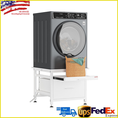 #ad #ad 850LB Universal Washer Dryer Pedestal Heavy Duty with Pull Out Shelf amp; Drawer $149.14