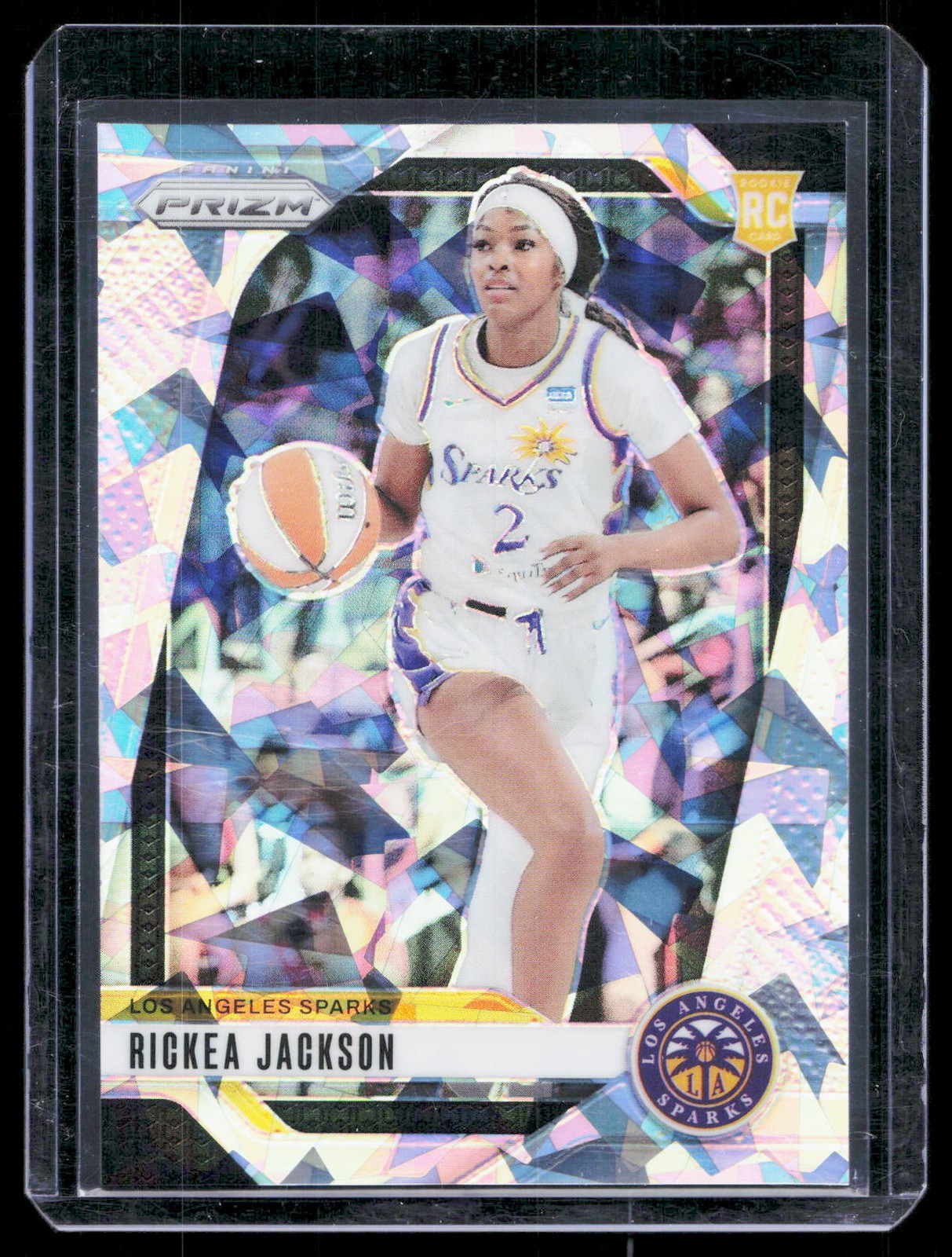 2024 Panini Prizm WNBA #60 Rickea Jackson Ice Prizms