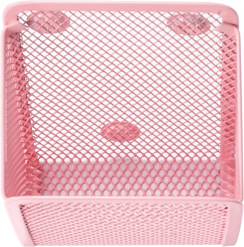 Magnetic Pencil Holder,Mesh Stainless Steel Pen Basket, 1 1 Pack Pink - Picture 5 of 7