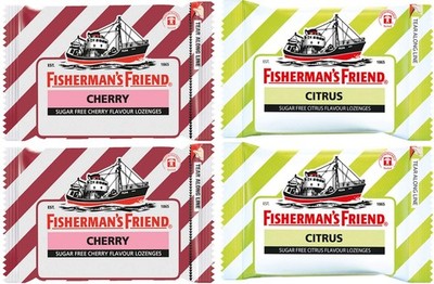 Lozenges Duo Set (Cherry and Citrus Flavors) Fresh Breath and Extra Strong Co...