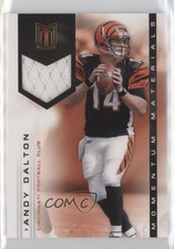 2012 Panini Momentum Materials 18/199 Andy Dalton #77 s1i
