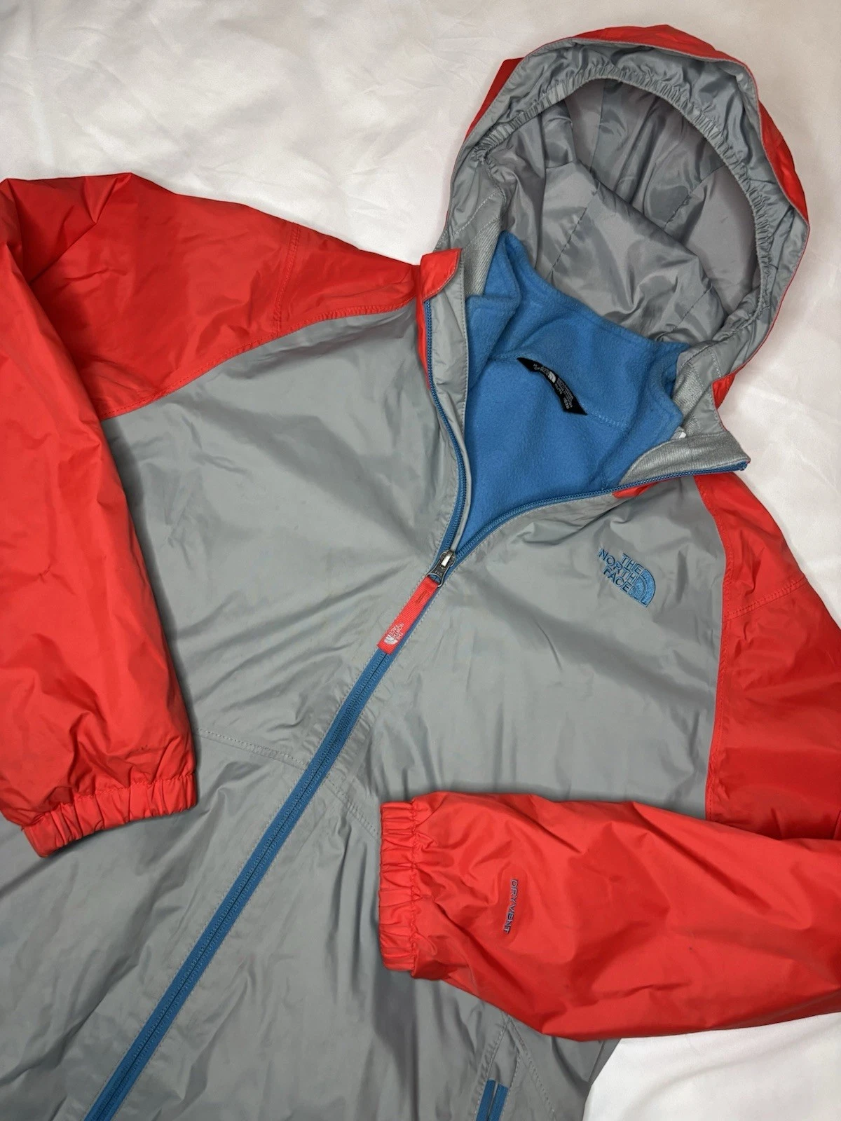 The North Face DryVent Jacket Youth XL 18/20 Waterproof Hooded Fleece Liner Blue
Opens in a new wind
