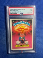 1985 Topps OS1 Garbage Pail Kids Series 1 ADAM BOMB 8a GLOSSY Card PSA 7 NM