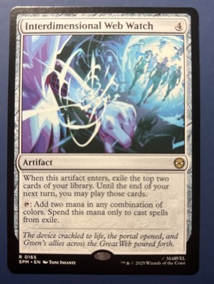 Magic: The Gathering Interdimensional Web Watch, MTG Marvels Spider-Man, NM