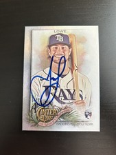 Josh Lowe Signed 2022 Topps Allen & Ginter Rookie Card Tampa Bay Rays #196 Auto. rookie card picture