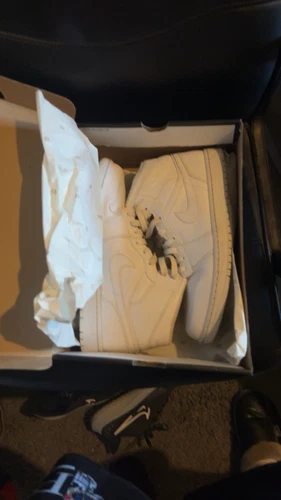 Air Jordan 1 Mid colore bianco