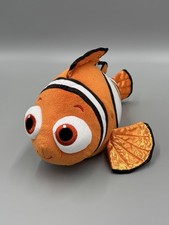 Disney Ty Sparkle Pixar Finding Nemo Plush 9  Clown Fish Stuffed Animal