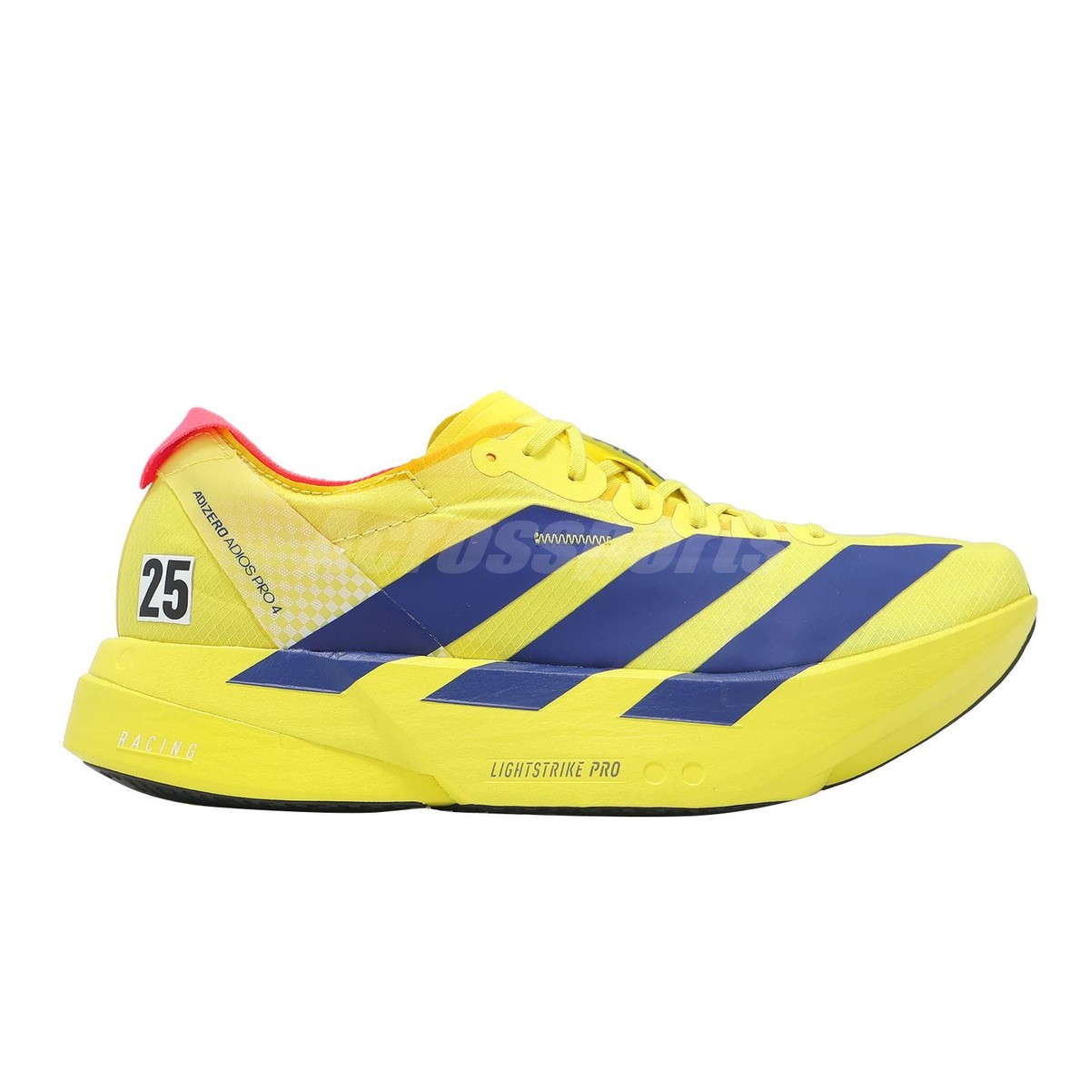 adidas Adizero Adios Pro 4 M Pure Sulfur Lucid Blue Red Men Unisex