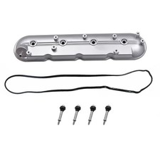 Aluminum Engine Valve Cover with Gasket Left Driver Side Fit for Chevy Silverado