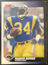 1991 Score - Marcus Dupree #457