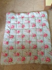 Cath Kidston Eiderdown Antique Rose Blue Beautiful 