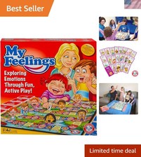 Engaging My Feelings Educational Board Game for Kids Age 4-10 - Fun Learning