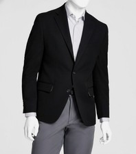 Michael Kors Men's Black Classic-Fit Blazer Sport Coat Suit Jacket Size 48R