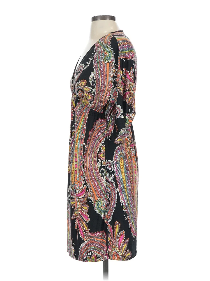 Christina Love Women Black Casual Dress S - Image 4 of 4