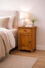 Nachtschrank Nachttisch Kommode Tisch aus Weichholz um 1900