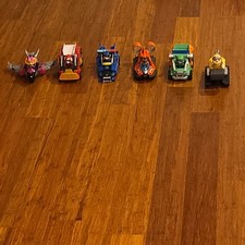 PAW Patrol Mighty Pups Charged Up Toys Lot of 6 Used