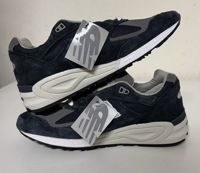 New Balance 990v2 Navy Blue Grey Mens Sz 9.5 D Made In USA